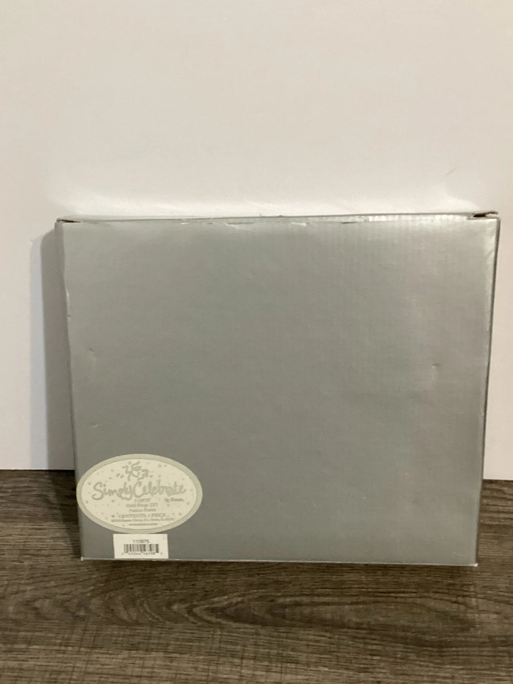 Vintage NIB 50th Anniversary Picture Frame Gold Glitter 3x5 Celebrate Golden